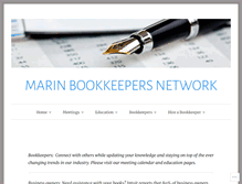 Tablet Screenshot of marinbookkeepers.org